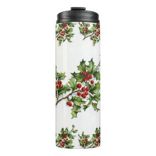 HollyBerries 014 Thermal Tumbler