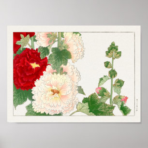 Hollyhock by Tanigami Konan Poster