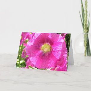 Hollyhock Card