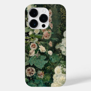 Hollyhock Rose Flowers Case-Mate iPhone 14 Pro Case