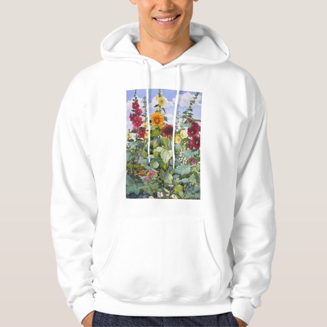 Hollyhocks and Sunflowers 2005 Hoodie (Front)