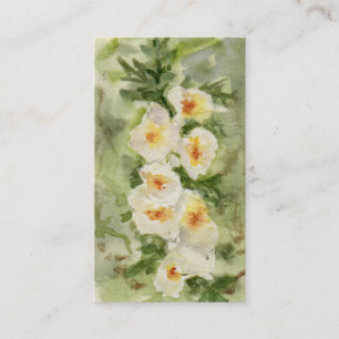 'Hollyhocks' Business Card