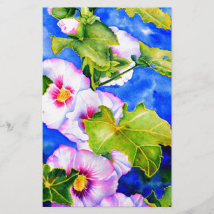 Hollyhocks Stationery