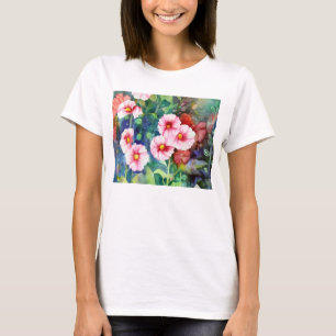 Hollyhocks T Shirt