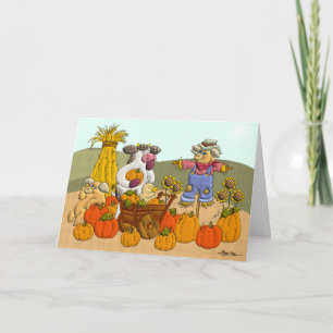 Holly's Thanksgiving Harvest Holiday Card