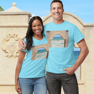 Hollywood Beach Florida Broadwalk Oceanview T-Shirt