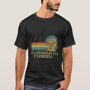 Hollywood Beach Florida Family Vacation Vintage Pa T-Shirt