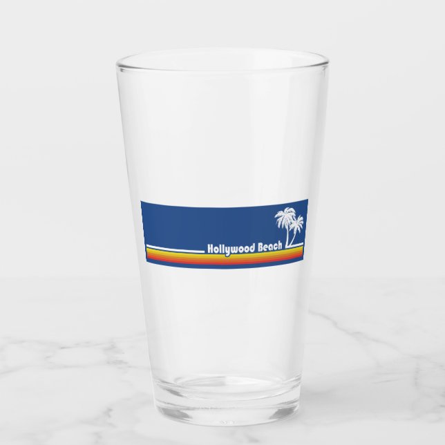 Hollywood Beach Florida Glass (Front)