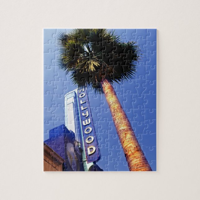 Hollywood Boulevard, Los Angeles Jigsaw Puzzle (Vertical)
