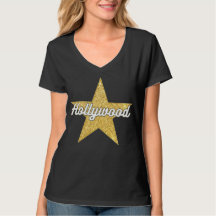 Hollywood Boulevard Script and Star T-Shirt