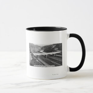 Hollywood, CA Cahuenga Pass Freeway View Mug