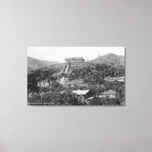 Hollywood, CA Japanese Gardens View Photograph Canvas Print