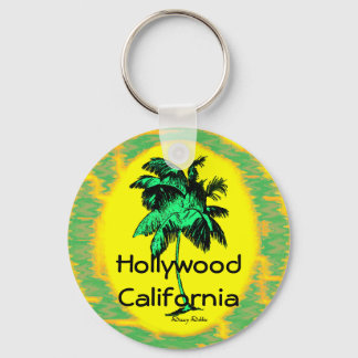Hollywood CA Palm Tree Key Chain