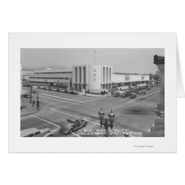 Hollywood, CA View of Radio City and NBC Studios (Front Horizontal)