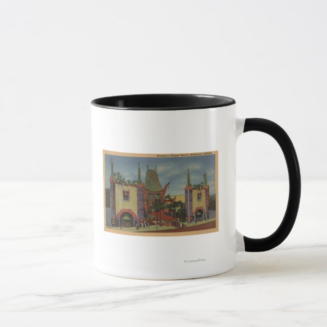 Hollywood, CAGrauman's Chinese Theatre View Mug (Right)