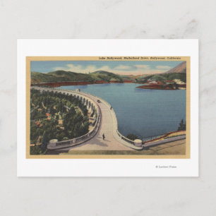 Hollywood, CALake Hollywood & Mulholland Drive Postcard