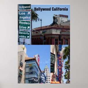 HOLLYWOOD, CALIFORNIA poster