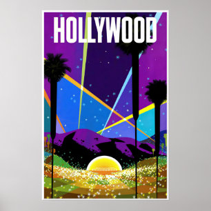 Hollywood, California Poster