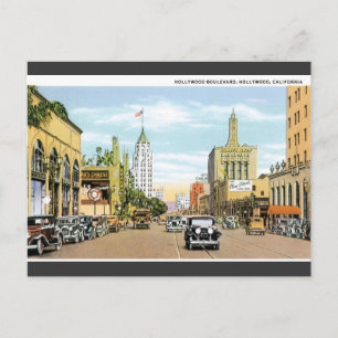 Hollywood, California Vintage Postcard