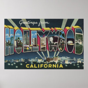 Hollywood, CaliforniaLarge Letter Scenes 2 Poster