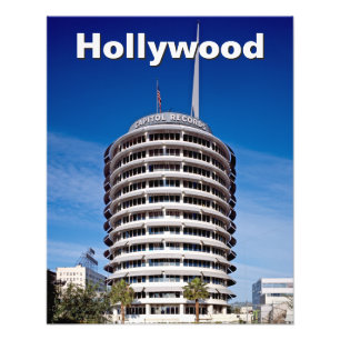 Hollywood Capitol Records Photo Print