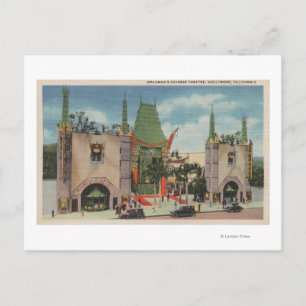 Hollywood, CAView of Grauman's Chinese Theatre Postcard