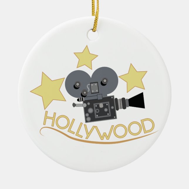Hollywood Ceramic Tree Decoration (Front)