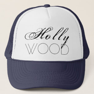 Hollywood chic customisable trucker hat