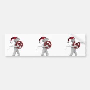 hollywood christmas bumper sticker