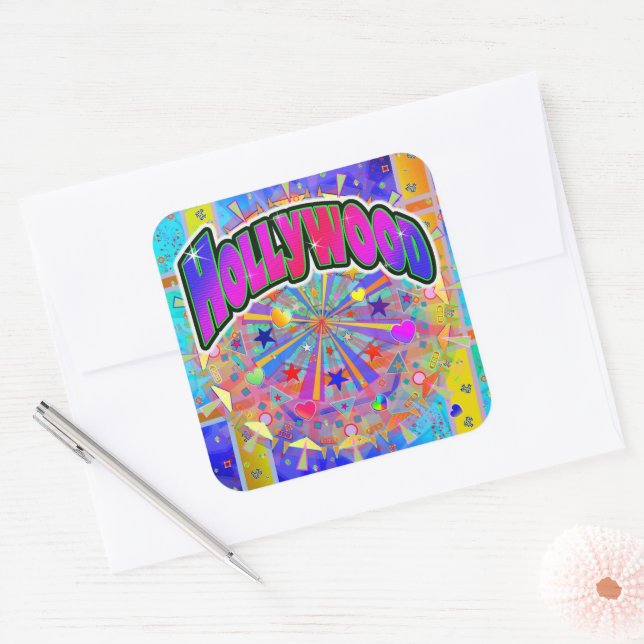 Hollywood Cosmic Unity Sticker (Envelope)