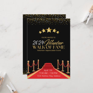 Hollywood Fame Red Carpet Volunteer Invitation
