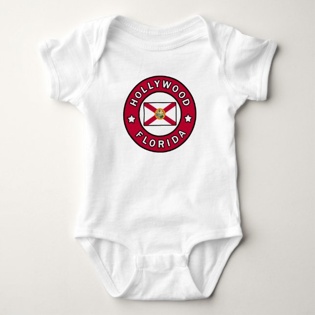 Hollywood Florida Baby Bodysuit (Front)