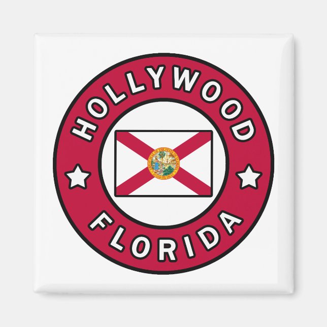 Hollywood Florida Magnet (Front)