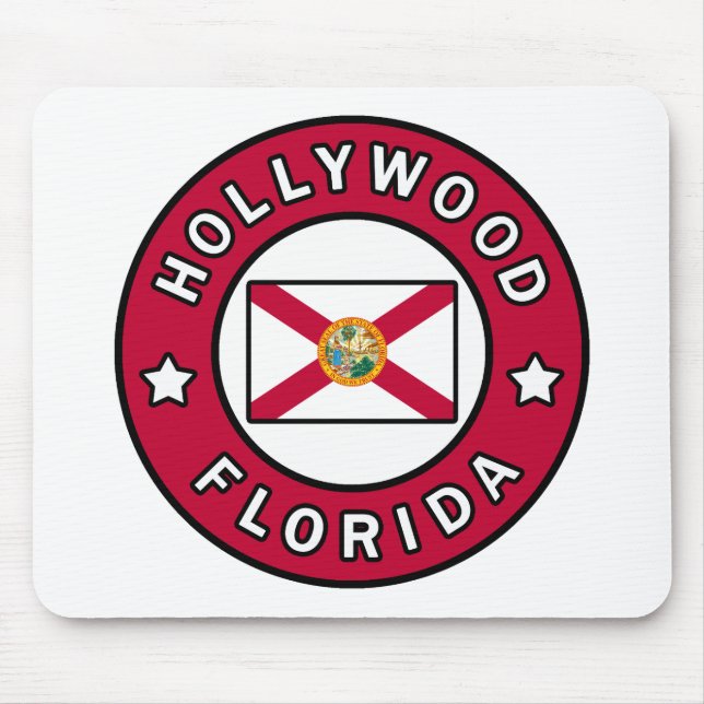 Hollywood Florida Mouse Mat (Front)