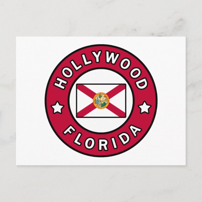 Hollywood Florida Postcard (Front)