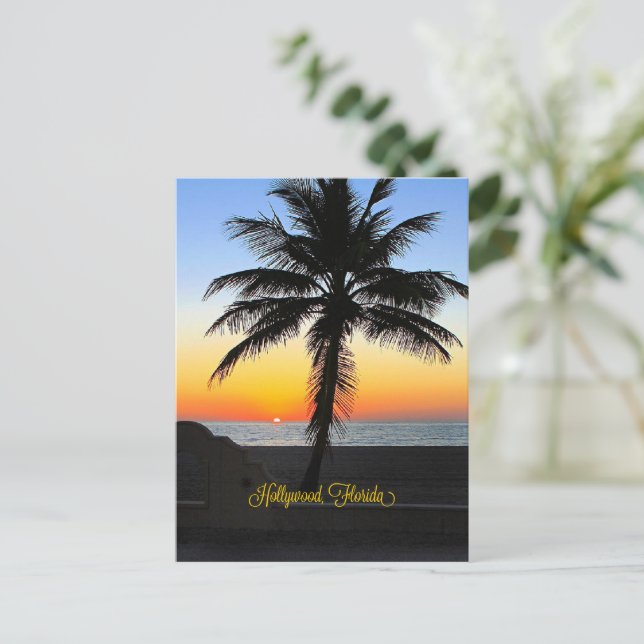 Hollywood, Florida Sunrise Postcard (Standing Front)