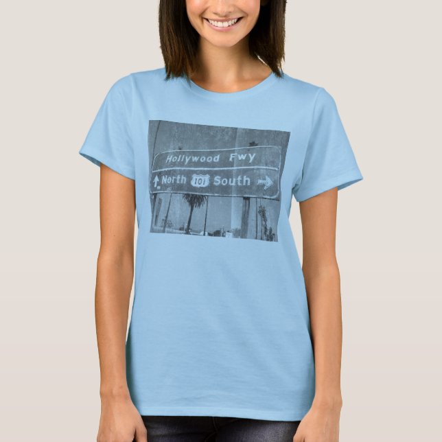 Hollywood Freeway Sign T-Shirt (Front)