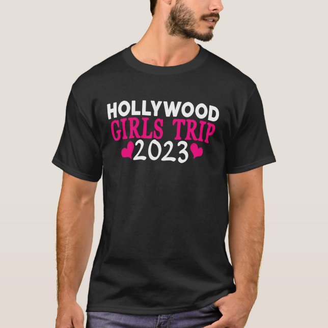 Hollywood Girls Trip  2023 Women's Bachelorette Pa T-Shirt (Front)