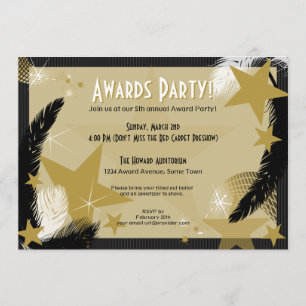 Hollywood Glamour Award Party Invitation