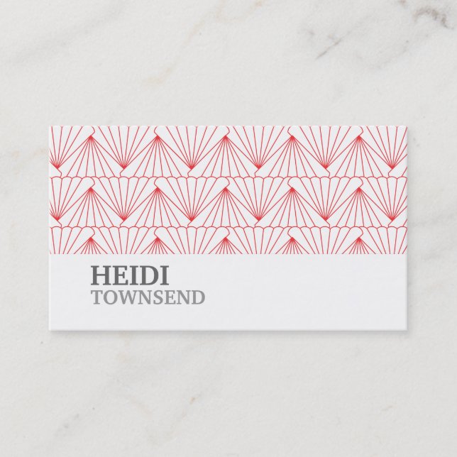 Hollywood Glamour No. 4 Business Card (Front)