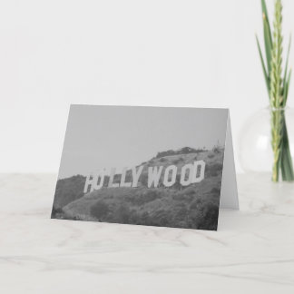 Hollywood Greeting Card