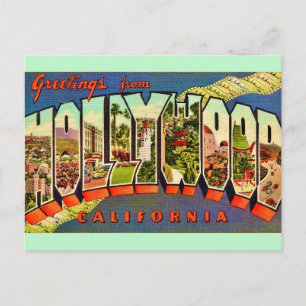 Hollywood Greeting Postcard  