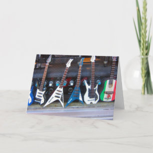 Hollywood Guitars Card