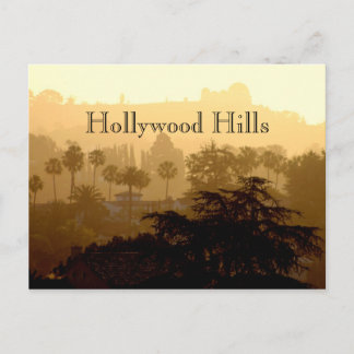 Hollywood Hills, California Postcard