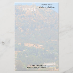 Hollywood Hills Personalised Stationery