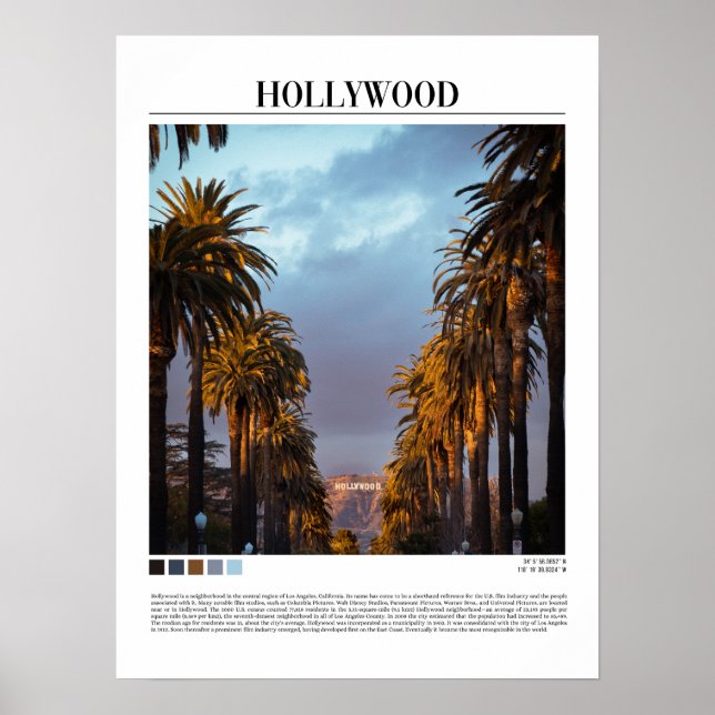 Hollywood - Los Angeles (United State) Poster (Front)