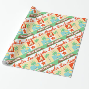 hollywood los angeles wrapping paper