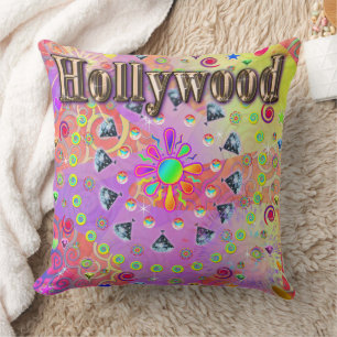 Hollywood Lucky Golden Pillow