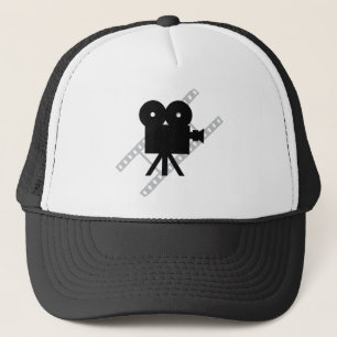 hollywood movie cine camera film trucker hat
