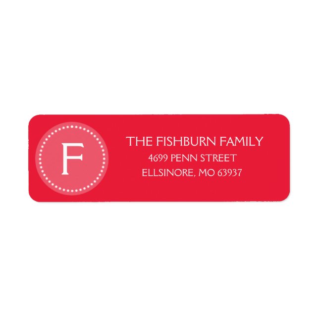 Hollywood Pink Muted Monogram Custom Monogrammed (Front)